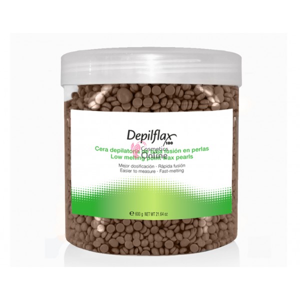 Ceara traditionala elastica cu ciocolata granule Depilflax Spania 600 g